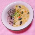 まあまま☆0403's cooksnap of when they made お豆とチキンのシチューオンライス♬.