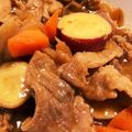 kmcats's cooksnap of when they made ☆豚肉とさつま芋の甘酢あん☆.