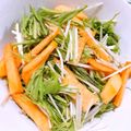 ❀まいねこ❀'s cooksnap of when they made 柿と水菜のサラダ.