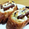 creeeampan's cooksnap of when they made チーズとチョコのあまじょっぱトースト.