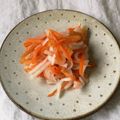 tomome's cooksnap of when they made お正月おせちにも。柿･大根･人参☆なます.
