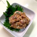 蒼の雫sp's cooksnap of when they made イナダのなめろう.