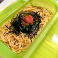 蒼の雫sp's cooksnap of when they made ルクエで☆なめたけタラコパスタ.