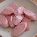 Nekozame's cooksnap of when they made 魚肉ソーセージのクレソルバターソテー.