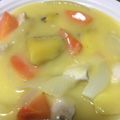 ちゃぎー's cooksnap of when they made さつまいものチキンクリームシチュー.