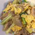 オバケくちびる's cooksnap of when they made 豚肉とねぎの卵いため.