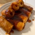 ポメちょん's cooksnap of when they made ■ボリューム満点！豚肉巻き竹輪のBBQ風.