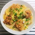 もぐ・ω・くま's cooksnap of when they made 唐揚げで親子丼.