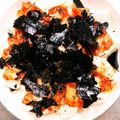 はまー１２２９'s cooksnap of when they made ケンちゃん豆腐のキムチ乗せ.