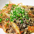 クックTAY0GD☆'s cooksnap of when they made 春雨と牛肉のちょいピリ辛炒め♡超簡単♪.