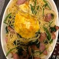5人のばーば's cooksnap of when they made フライパンひとつで☆ポパイのパスタ.