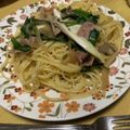 漬物大使's cooksnap of when they made 簡単♪美味しい☆舞茸ベーコン小葱のパスタ.