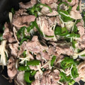 和風ゆきひ's cooksnap of when they made 塩麹使用！豚・ピーマン・えのき炒め☆.