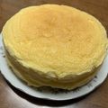 たかこ♬'s cooksnap of when they made スライスチーズで作る・スフレチーズケーキ.