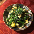 栗丸うさぎ's cooksnap of when they made 菜の花の卵とじ・バター風味.