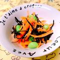 ☆３匹の子ぶた☆'s cooksnap of when they made ヒジキとツナの生姜サラダ.
