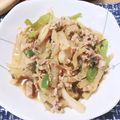 𝗇 𝖺 𝗍 𝗌 𝗎's cooksnap of when they made 大根とえのきと塩昆布のポン酢マヨ炒め.