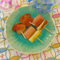 hikarin♪'s cooksnap of when they made さつまあげの串焼き♪.
