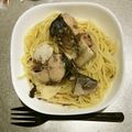 ミラビッチ's cooksnap of when they made 簡単！銀座♡さんま水煮缶パスタ.