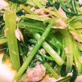 チップ304's cooksnap of when they made みぶ菜とツナのシャキシャキ炒め☆.