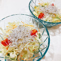 ゆにこーん☆'s cooksnap of when they made トマトとしらすの和風サラダ.