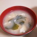 びりデジャネイロ's cooksnap of when they made 湯葉っぽい♪冷凍豆腐の味噌汁.