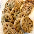 guriyama's cooksnap of when they made 超カンタンにもう一品！のりしお蓮根.