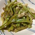 Sa〜ちゃん's cooksnap of when they made ブロッコリーの芯と鶏皮のきんぴらです.