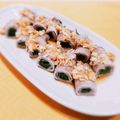 Satoco❋'s cooksnap of when they made 豚薄切り肉のニラ巻きレンジ蒸し.