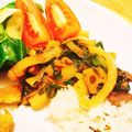 ぴくしーの台所's cooksnap of when they made 牛肉スタミナ炒めご飯(丼)～おかずにも～.