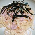 とーたろ's cooksnap of when they made 生クリームで濃厚！明太子のクリームパスタ.