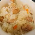 ぶみか's cooksnap of when they made 圧力鍋でチキンピラフ.