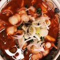はっちゅき's cooksnap of when they made 韓【豆腐と葱。赤の煮物】安旨早いでどう？.