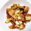 ショコラメロン's cooksnap of when they made 鶏肉あつあげ白ネギの味噌炒め.