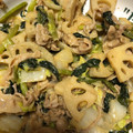 sehiho〜's cooksnap of when they made 蓮根と豚肉の味噌マヨ炒め.