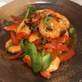 mine190nao's cooksnap of when they made 本当に激うま！タイ風海老の黒胡椒炒め　.