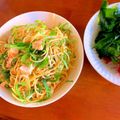 ちゃー's cooksnap of when they made 絶品！【サーモンと大葉のガリバタパスタ】.
