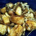 ausdrucks's cooksnap of when they made きのこと鶏むね肉のバター醤油炒め.