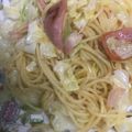 キャップとラム's cooksnap of when they made 簡単ウインナーキャベツの和風パスタ.