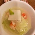 レジパン's cooksnap of when they made 海老と豆腐の簡単☆中華スープ.