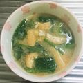 もぐ・ω・くま's cooksnap of when they made 【おみそ汁】ほうれん草と油揚げのお味噌汁.