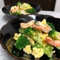 ごめっきー's cooksnap of when they made 海老とブロッコリーと卵のレンチン和え.