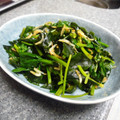 卯月のうさぎ２０１４'s cooksnap of when they made ほうれん草とワカメの炒めもの.