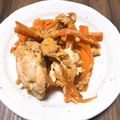 うさももぎ's cooksnap of when they made 人参大量消費！鶏胸肉と人参の卵とじ.