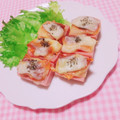 まあまま☆0403's cooksnap of when they made お魚ソーセージのマヨ海老チーズ焼き♬.