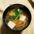 ひトみ's cooksnap of when they made なめこと豆腐と三つ葉のお味噌汁.