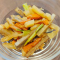 moeoke's cooksnap of when they made 作り置きOK！五種野菜の土佐風きんぴら.
