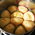 kokopelli2's cooksnap of when they made HMでふわふわコーン蒸しパン.