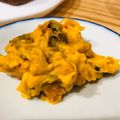 まめしばかきのすけ's cooksnap of when they made ＊かぼちゃサラダ＊クリチ&レーズン.
