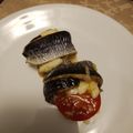 sweetminki's cooksnap of when they made サンマのとろけるトマトチーズ焼き.